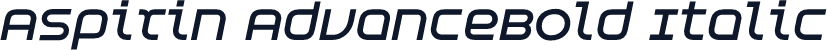 Aspirin AdvanceBold Italic