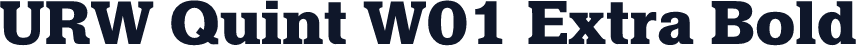 URW Quint W01 Extra Bold