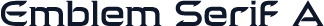 Emblem Serif A