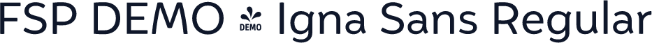 FSP DEMO - Igna Sans Regular