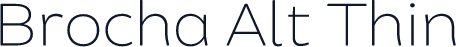 Brocha Alt Thin