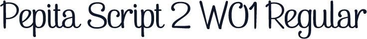 Pepita Script 2 W01 Regular