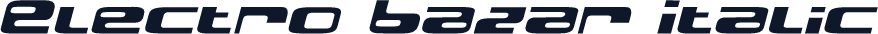 Electro Bazar Italic