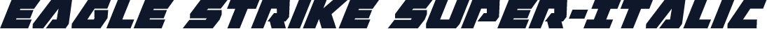 Eagle Strike Super-Italic