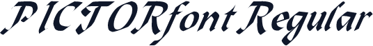 PICTORfont Regular