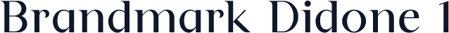 Brandmark Didone 1