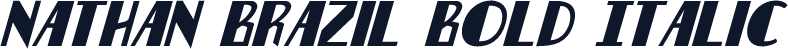 Nathan Brazil Bold Italic