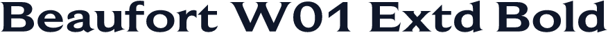 Beaufort W01 Extd Bold