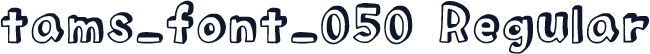 tams_font_050 Regular