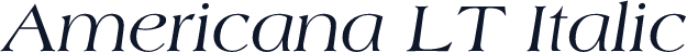 Americana LT Italic