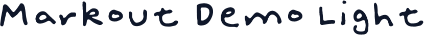 Markout Demo Light