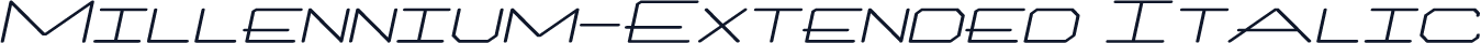 Millennium-Extended Italic