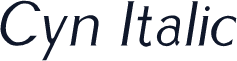 Cyn Italic