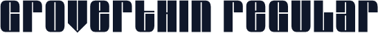 GroverThin Regular