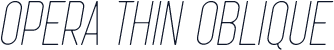 Opera Thin Oblique