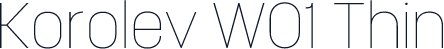 Korolev W01 Thin