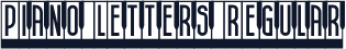 Piano Letters Regular