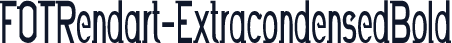 FOTRendart-ExtracondensedBold