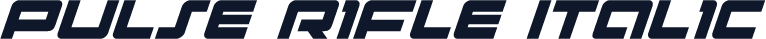 Pulse Rifle Italic