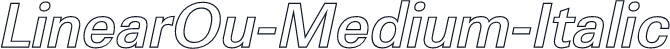 LinearOu-Medium-Italic