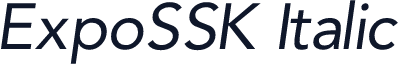 ExpoSSK Italic