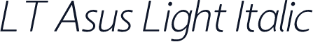 LT Asus Light Italic