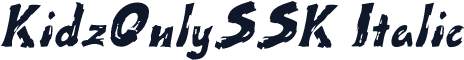KidzOnlySSK Italic
