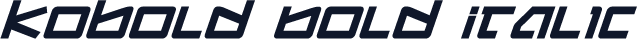 Kobold Bold Italic