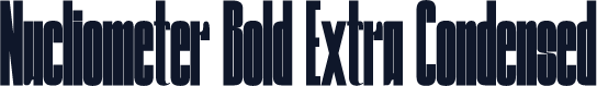 Nucliometer Bold Extra Condensed