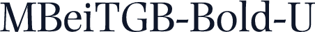 MBeiTGB-Bold-U