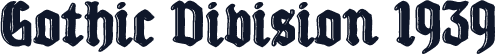 Gothic Division 1939