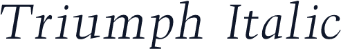 Triumph Italic