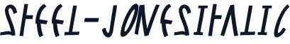 Steel-JonesItalic