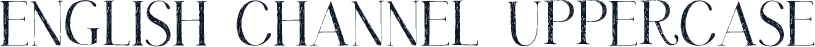 English Channel Uppercase