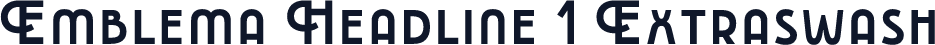 Emblema Headline 1 Extraswash
