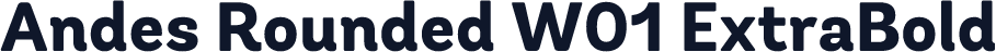 Andes Rounded W01 ExtraBold