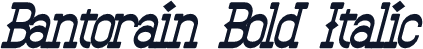 Bantorain Bold Italic
