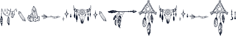 Bohema Ornaments