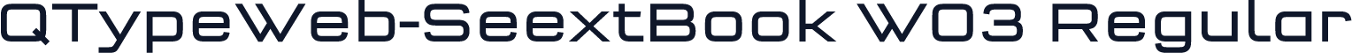 QTypeWeb-SeextBook W03 Regular