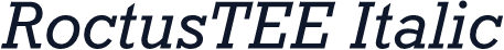 RoctusTEE Italic