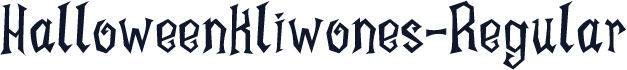 HalloweenKliwones-Regular