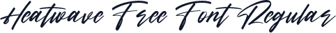 Heatwave Free Font Regular