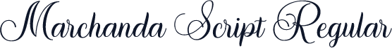 Marchanda Script Regular