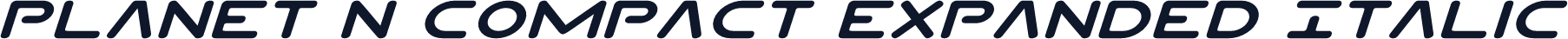 Planet N Compact Expanded Italic