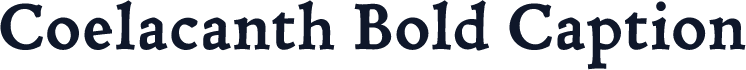 Coelacanth Bold Caption