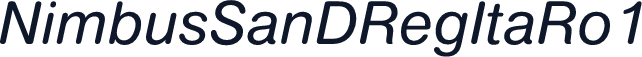 NimbusSanDRegItaRo1