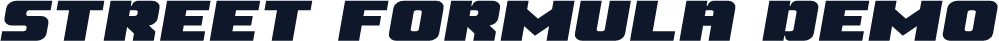 Street Formula Demo