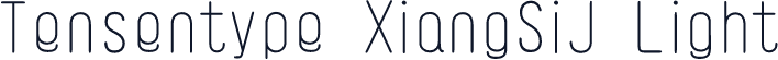 Tensentype XiangSiJ Light