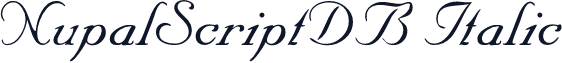 NupalScriptDB Italic