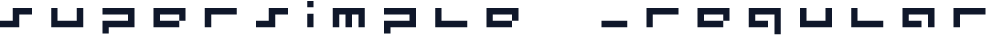 supersimple _regular